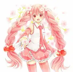 樱初音p站二次元插画少女头像原创壁堆糖,美好生活研究所