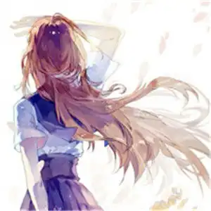 女生头像暖色系二次元头