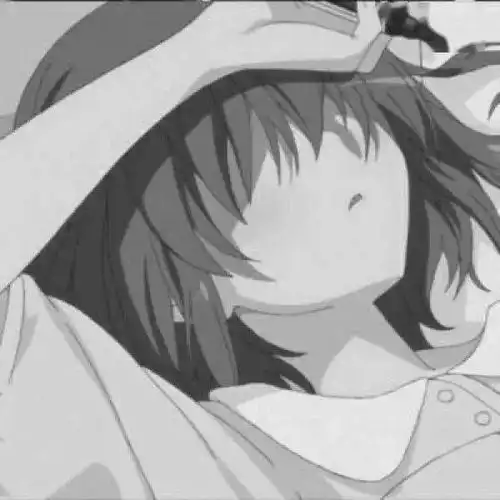 女生头像丧系动漫长图二次元