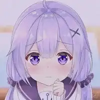 动漫紫色头像动漫女生唯美紫色系头像