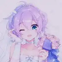 动漫紫色头像动漫女生唯美紫色系头像