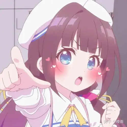 女生头像暖色系二次元头像高清人像