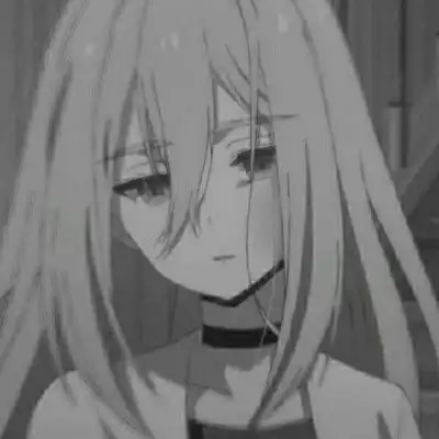 动漫丧系伤感头像边笑