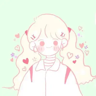 粉色系女生头像动漫萌二次元少女心头像系列
