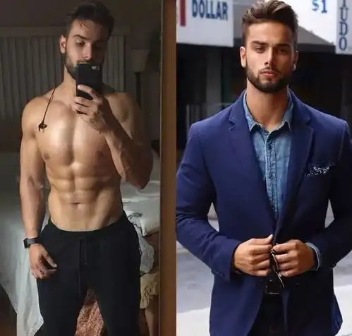 70后大叔头像图片肌肉男