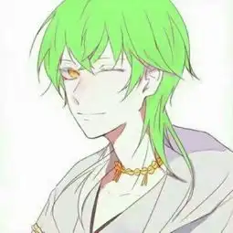绿色系女生动漫头像清新修正液
