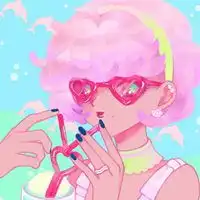 少女心头像粉红可爱女生微信头像图片大全
