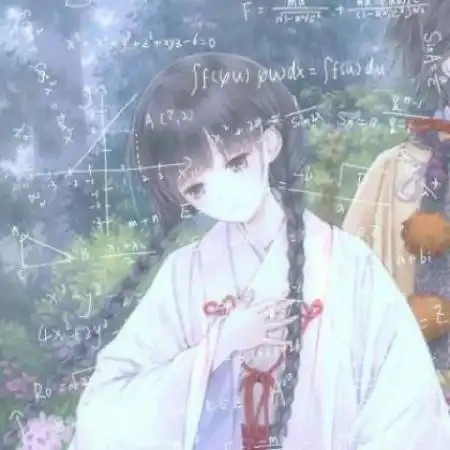 情侣头像婚纱系的单人卡通