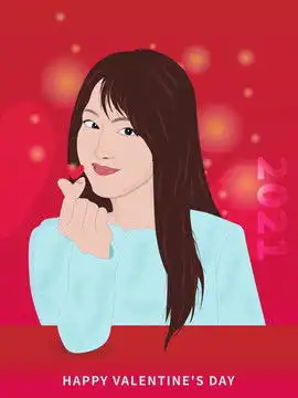 龙年春节男孩女孩舞龙灯喜庆插画设计模板下载节日素材素材下的春节设计模板
