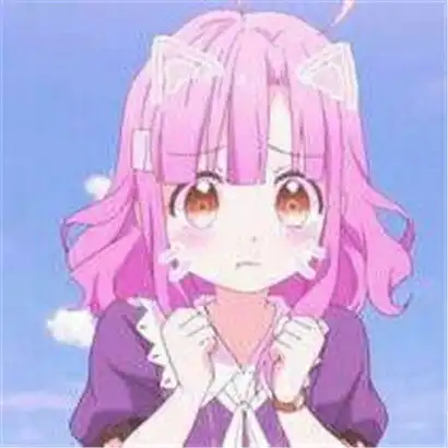 女生头像暖色系二次元头