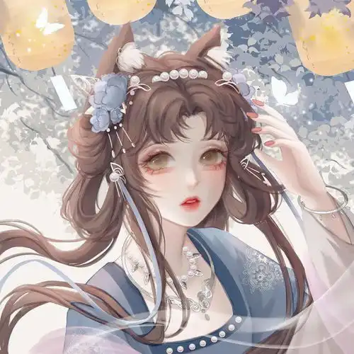 动漫女生头像精美绝伦的古风女生头像
