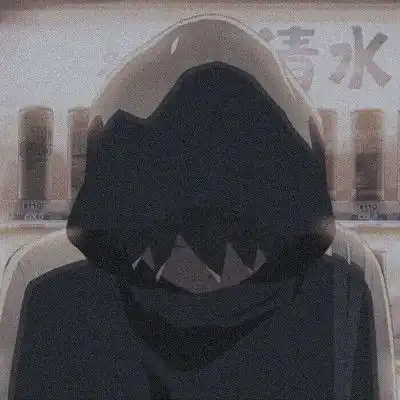 丧系黑白动漫头像
