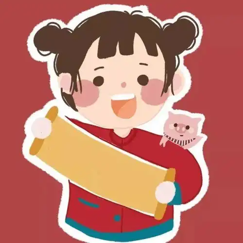 女生头像动漫可爱过年
