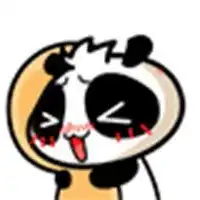 哧溜舔脸可爱表情包微信头像图片大全
