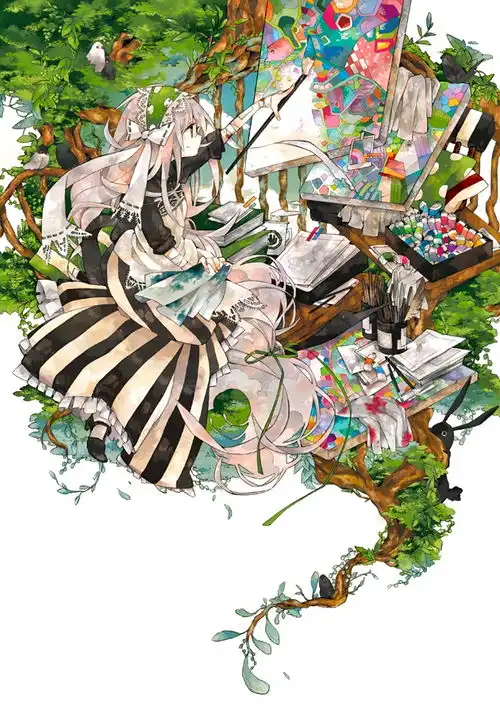 pixiv推荐系列绷带少女插画特辑被掩盖住的肌肤25
