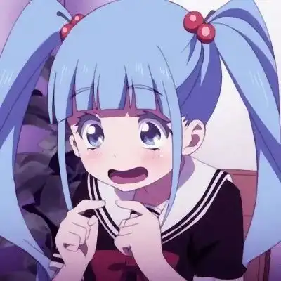 头像动漫女生头像番蓝色系ins
