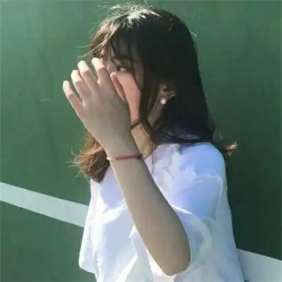 动漫头像女森系绿色