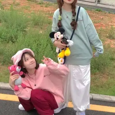 唯美闺蜜头像
