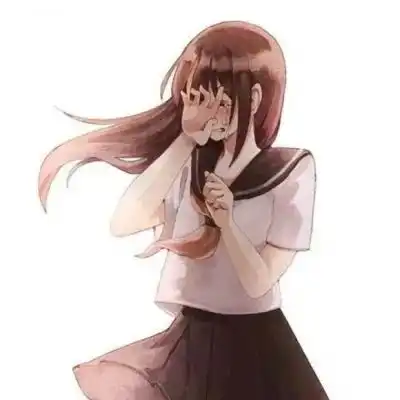 动漫丧系伤感头像哭泣