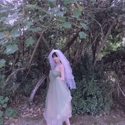 情侣头像婚纱系的单人情侣