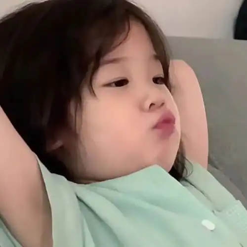 萌系头像难过的时候就想你
