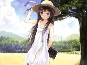 绿色系女生动漫头像清新绿色壁纸