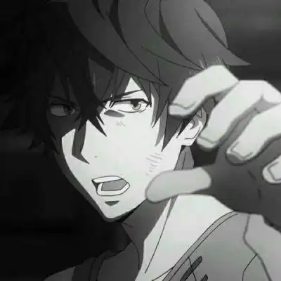 二次元丧系男头黑白能被偏爱男生头像我要个性网
