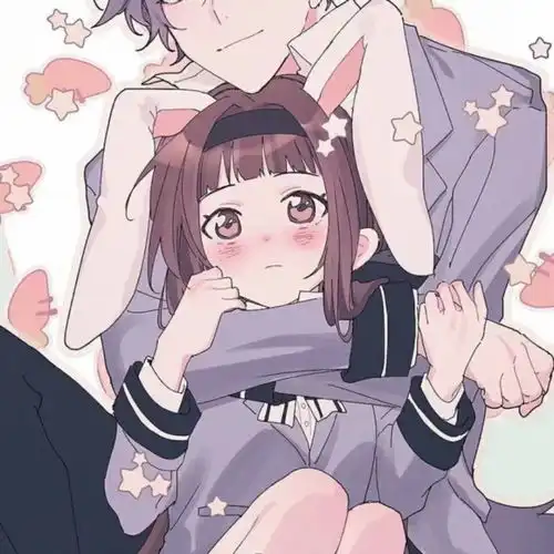 超宠溺情侣头像
