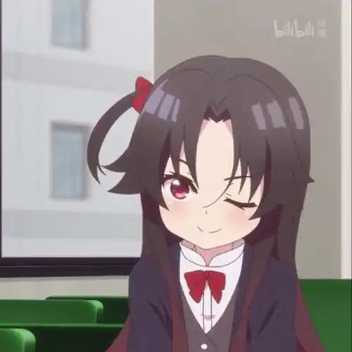 女生头像暖色系二次元头