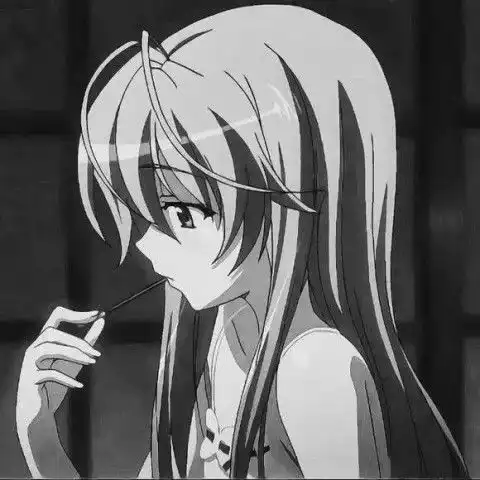 伤感黑色系头像动漫