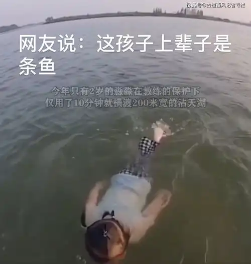 湖南常德出了个人才,2岁小女孩横渡沾天湖,体校这孩子我们要了

