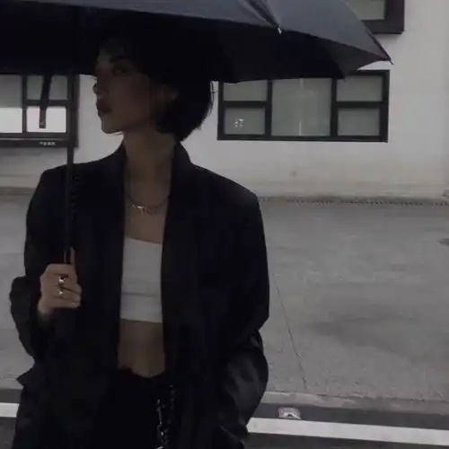 伤感黑色系头像ins