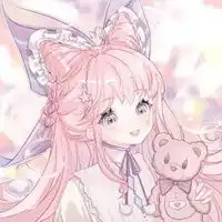 动漫少女头像粉色系