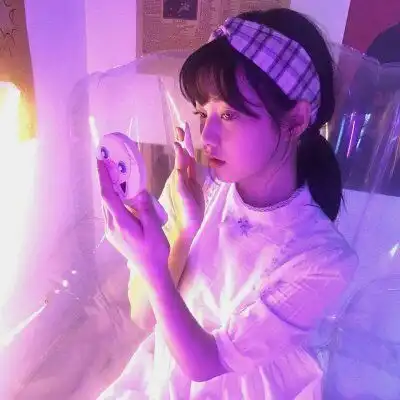 女生头像紫色系动漫图片女头