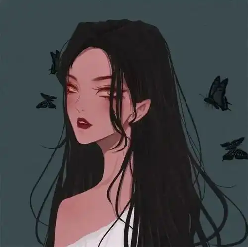 2022年单人头像超酷的插画头像,霸气有范
