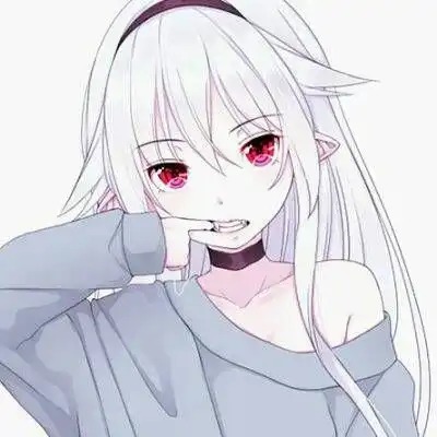 唯美少女二次元卡通头像
