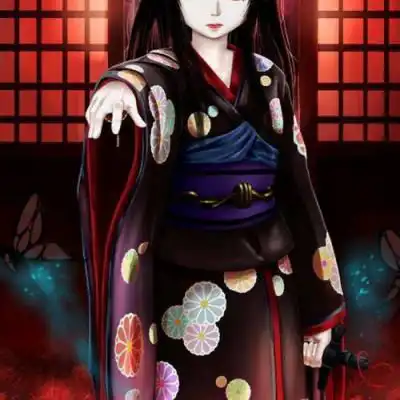 女生头像可爱动漫系少女地狱少女