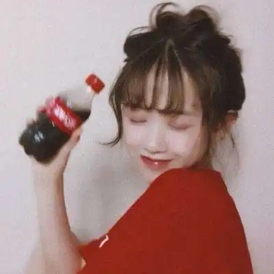 qq头像红色系女生头像女头