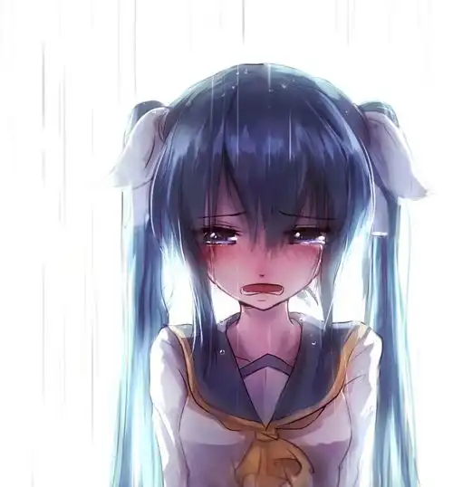 伤感头像女生丧哭动漫