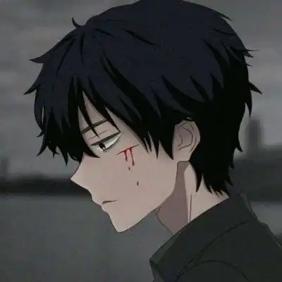 丧系动漫男头人物头像