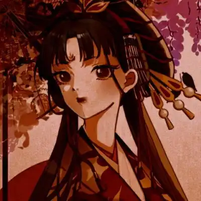 古风头像女红色滤镜
