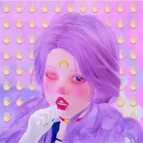 好看头像紫色系调出