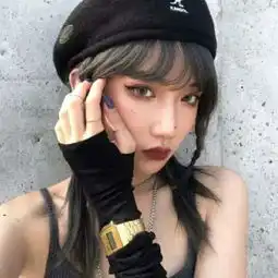 丧系欧美头像女
