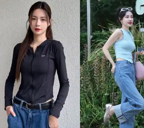 衬衫搭配牛仔裤过时了,今夏流行这3个穿搭公式,有欧美风高级感
