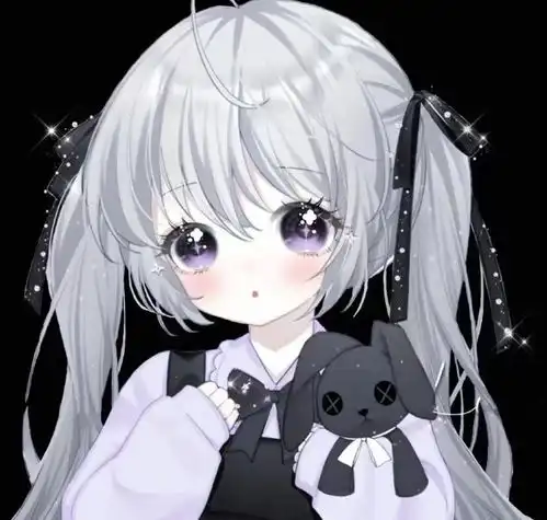 特别cool特别beautiful的黑色系动漫女生头像
