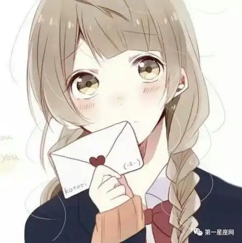 女生头像暖色系二次元头