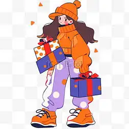 手绘卡通橙色衣服女孩图片手绘卡通橙色衣服女孩图片素材免费下载千库网
