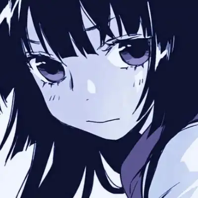动漫女生头像唯美蓝色