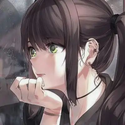 动漫女头我会一直在你身边
